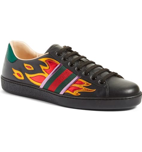 gucci ace flames sneaker|gucci ace sneakers nordstrom.